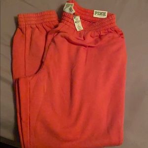 Campus joggers from pink